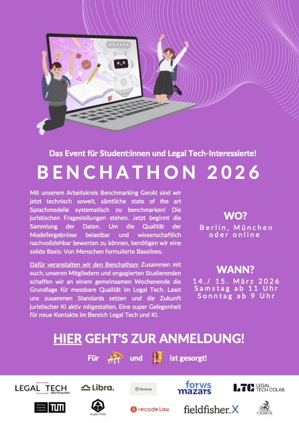 BenGER Benchathon Flyer
